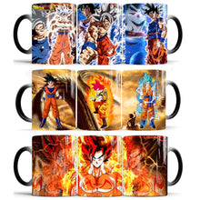 Load image into Gallery viewer, Dragon Ball Z Super Saiyan Black Red Blue Hair Goku Vegata Mug