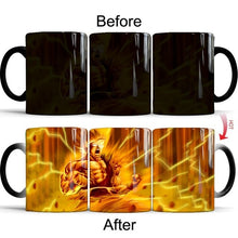Load image into Gallery viewer, Dragon Ball Z Super Saiyan Black Red Blue Hair Goku Vegata Mug