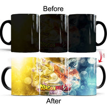 Load image into Gallery viewer, Dragon Ball Z Super Saiyan Black Red Blue Hair Goku Vegata Mug