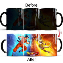 Load image into Gallery viewer, Dragon Ball Z Super Saiyan Black Red Blue Hair Goku Vegata Mug