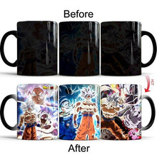 Load image into Gallery viewer, Dragon Ball Z Super Saiyan Black Red Blue Hair Goku Vegata Mug